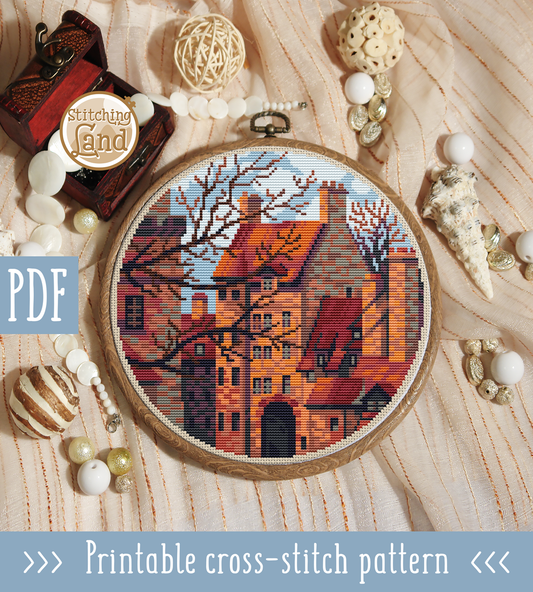 Old Edinburgh Cross Stitch Pattern