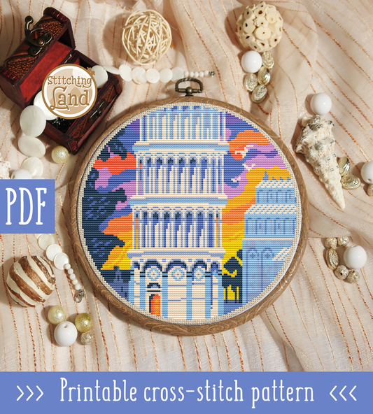 Pisa Cross Stitch Pattern