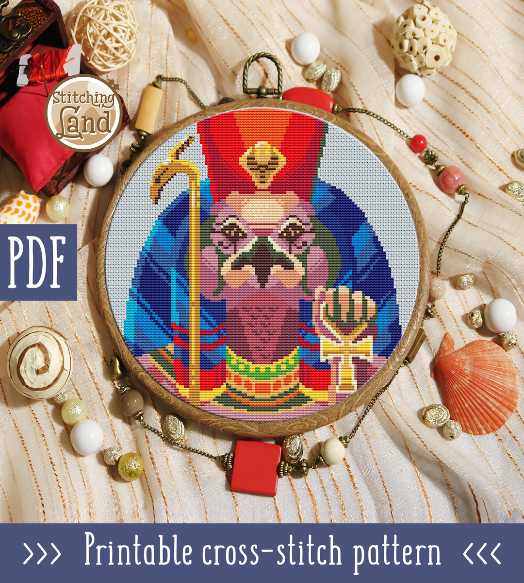 Ra Cross Stitch Pattern