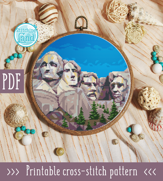 Rushmore Cross Stitch Pattern