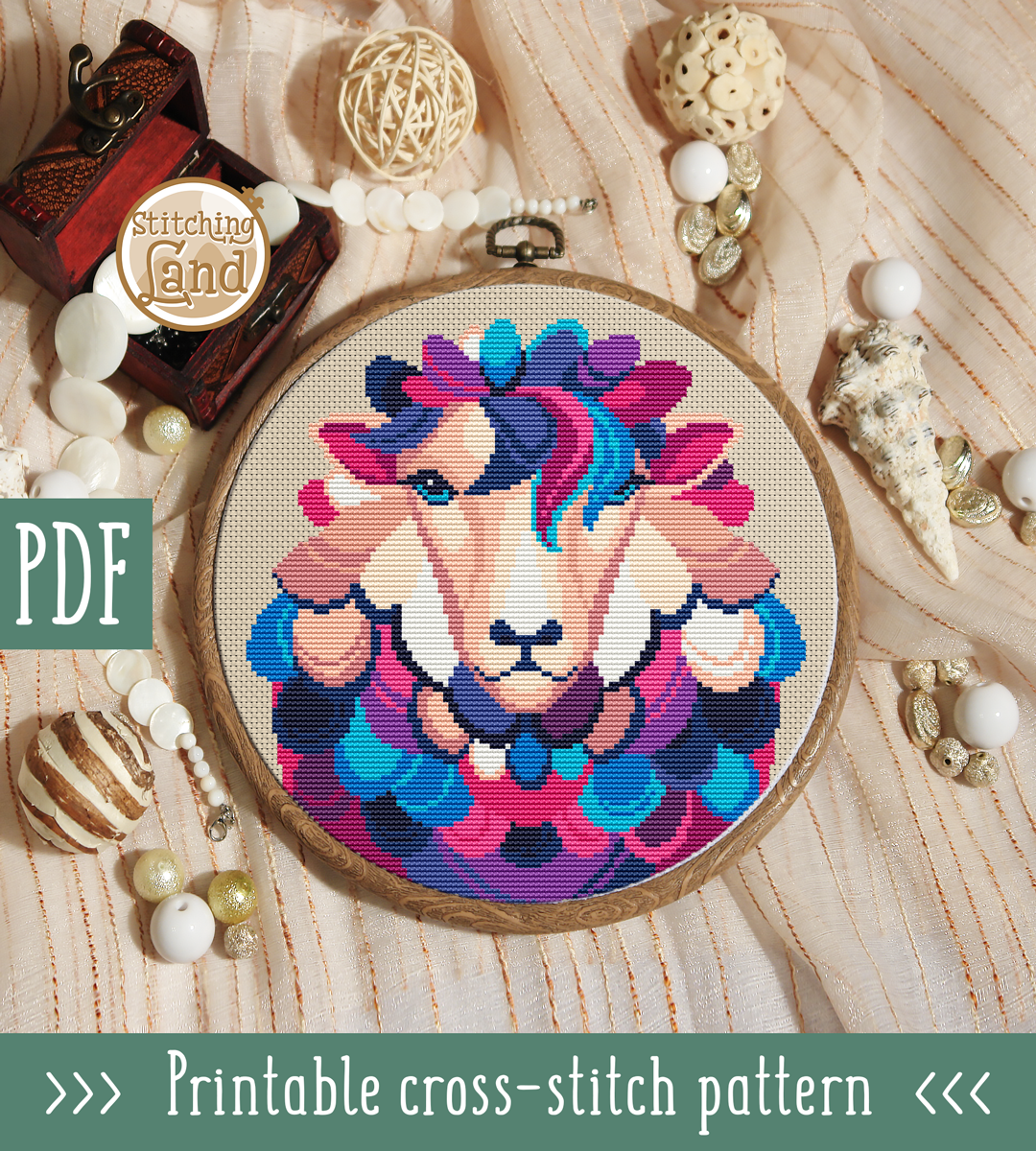 Sheep Cross Stitch Pattern