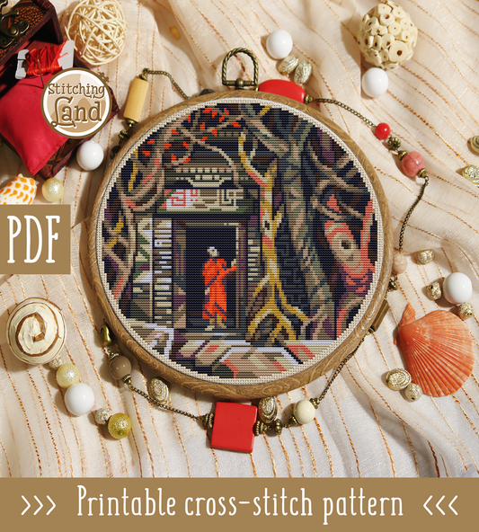 Ta Prohm II Cross Stitch Pattern