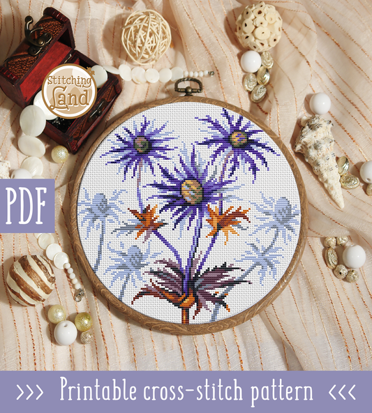Thistle Cross Stitch Pattern