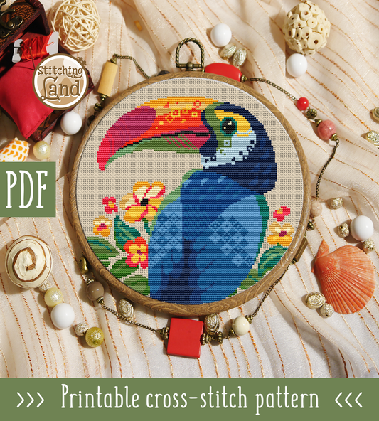 Toucan Cross Stitch Pattern