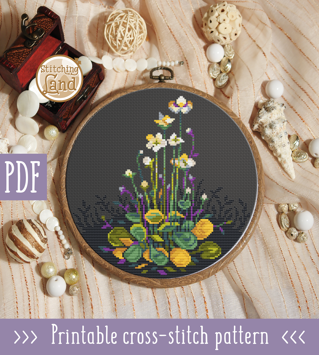 Wild Plants Cross Stitch Pattern
