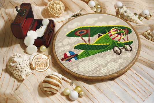 Airplane Cross Stitch Pattern