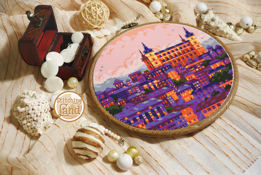 Alcazar De Toledo Cross Stitch Pattern