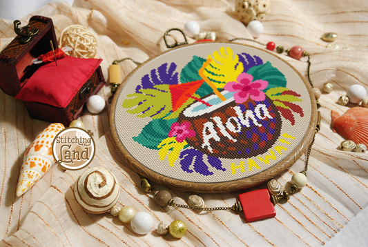 Aloha Cross Stitch Pattern