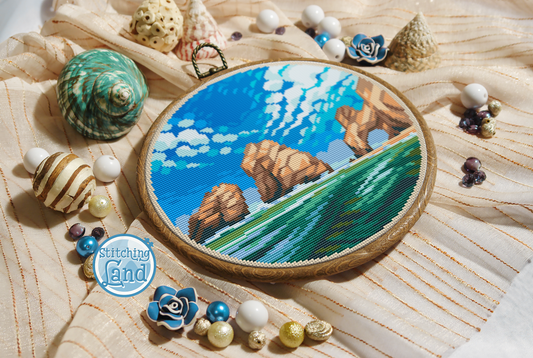Arch Cabo San Lucas Cross Stitch Pattern