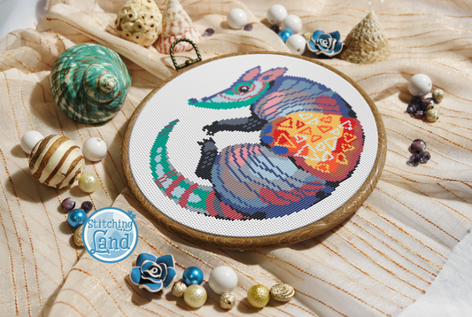Armadillo Cross Stitch Pattern