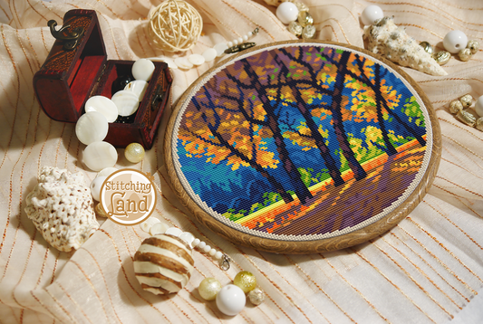 Autumn Forest II Cross Stitch Pattern