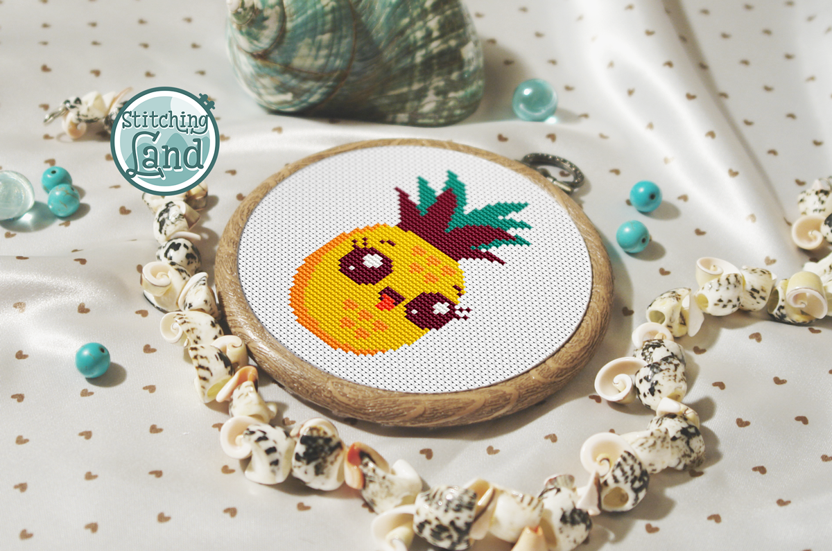 Baby Pineapple Cross Stitch Pattern
