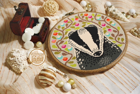 Badger Cross Stitch Pattern