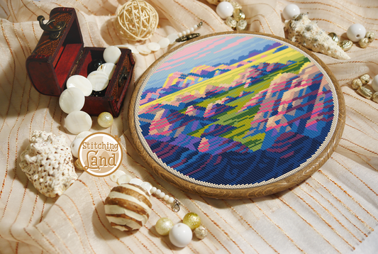 Badlands Cross Stitch Pattern