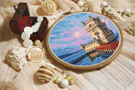 Belem Tower Cross Stitch Pattern