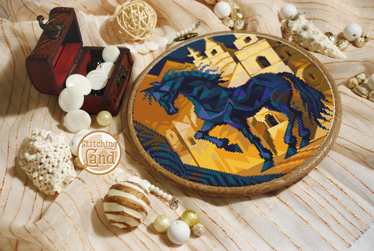 Black Horse Cross Stitch Pattern