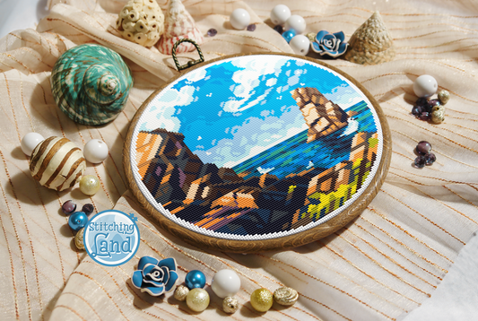 Black Sea Cross Stitch Pattern