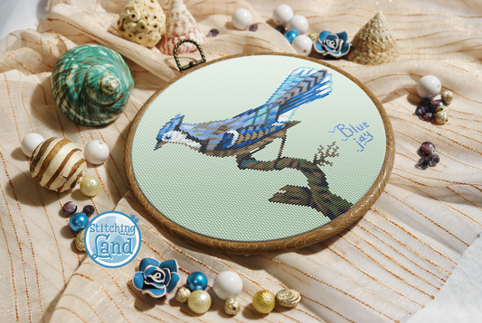 Blue Jay Cross Stitch Pattern