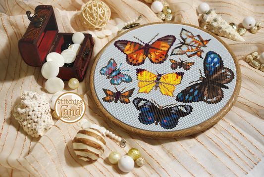 Butterflies Cross Stitch Pattern