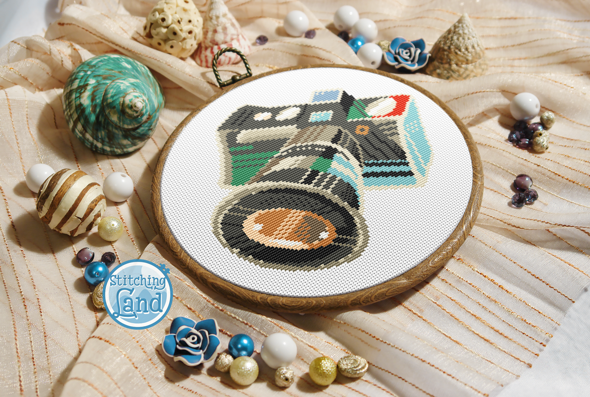 Camera Cross Stitch Pattern