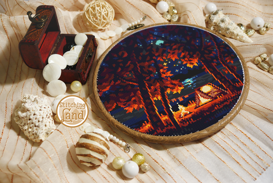 Camp Cross Stitch Pattern