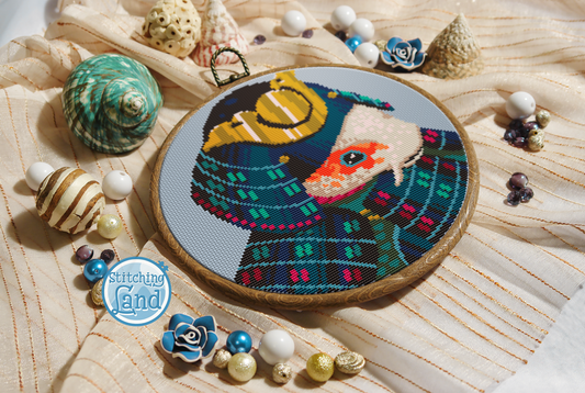 Carp San Cross Stitch Pattern