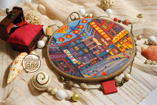 Chinatown Cross Stitch Pattern