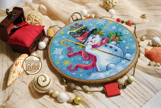 Christmas Snowman Cross Stitch Pattern