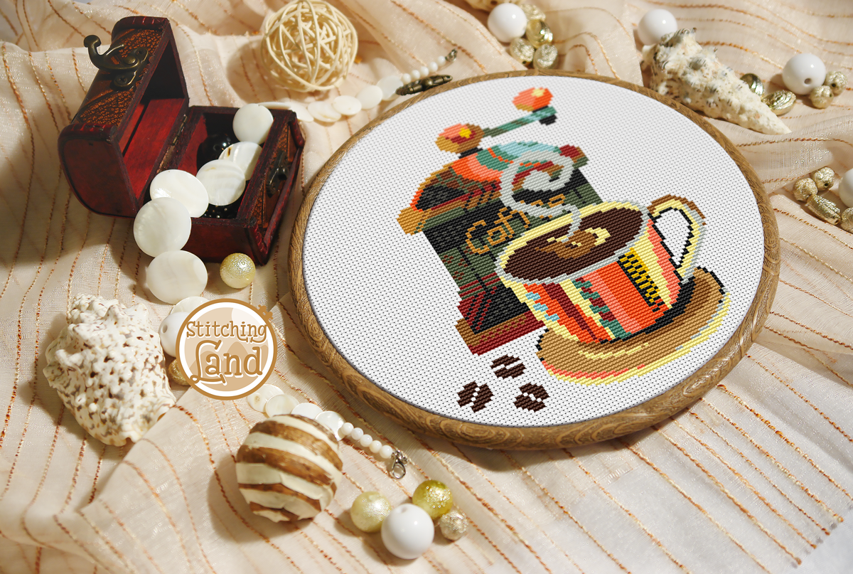 Coffee Cross Stitch Pattern