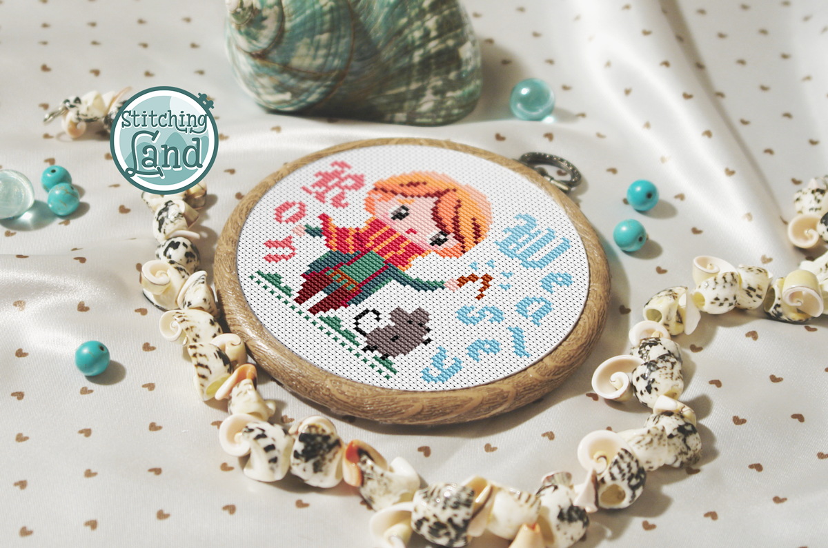 Cute Mage III Cross Stitch Pattern