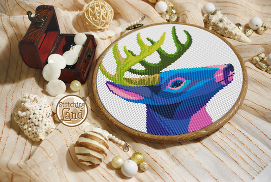 Deer II Cross Stitch Pattern