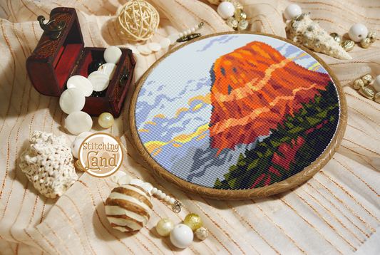 Devils Tower Cross Stitch Pattern