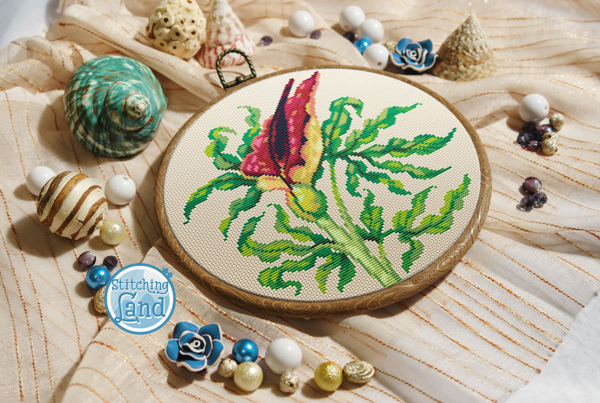 Dracunculus Cross Stitch Pattern