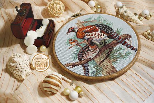 Elliots Pheasant Cross Stitch Pattern