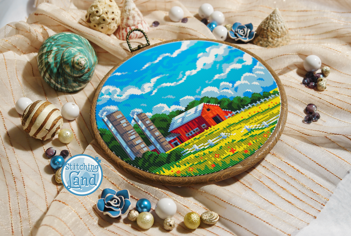 Farm Cross Stitch Pattern