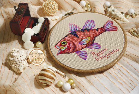 Fish Apogon Cross Stitch Pattern