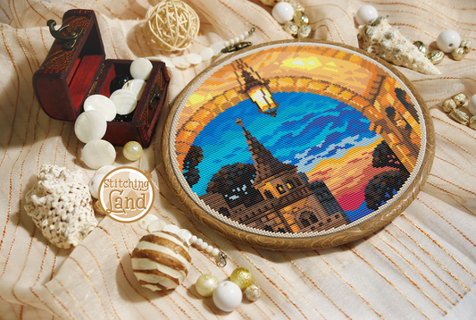 Fisherman's Bastion Cross Stitch Pattern