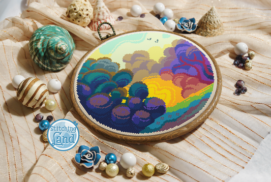 Forest Dawn Cross Stitch Pattern