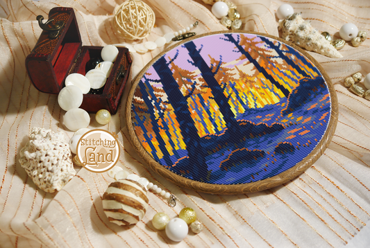 Forest II Cross Stitch Pattern