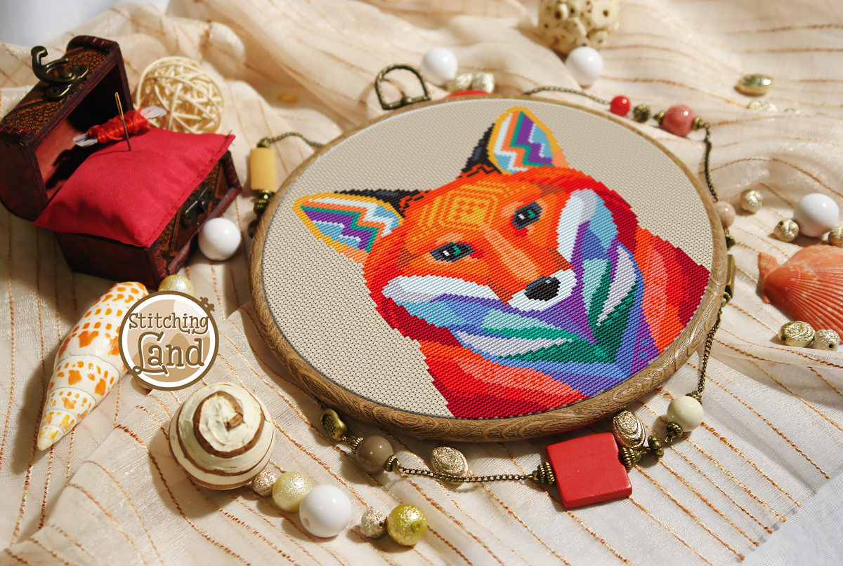 Fox II Cross Stitch Pattern