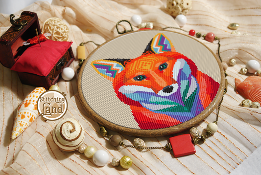 Fox II Cross Stitch Pattern