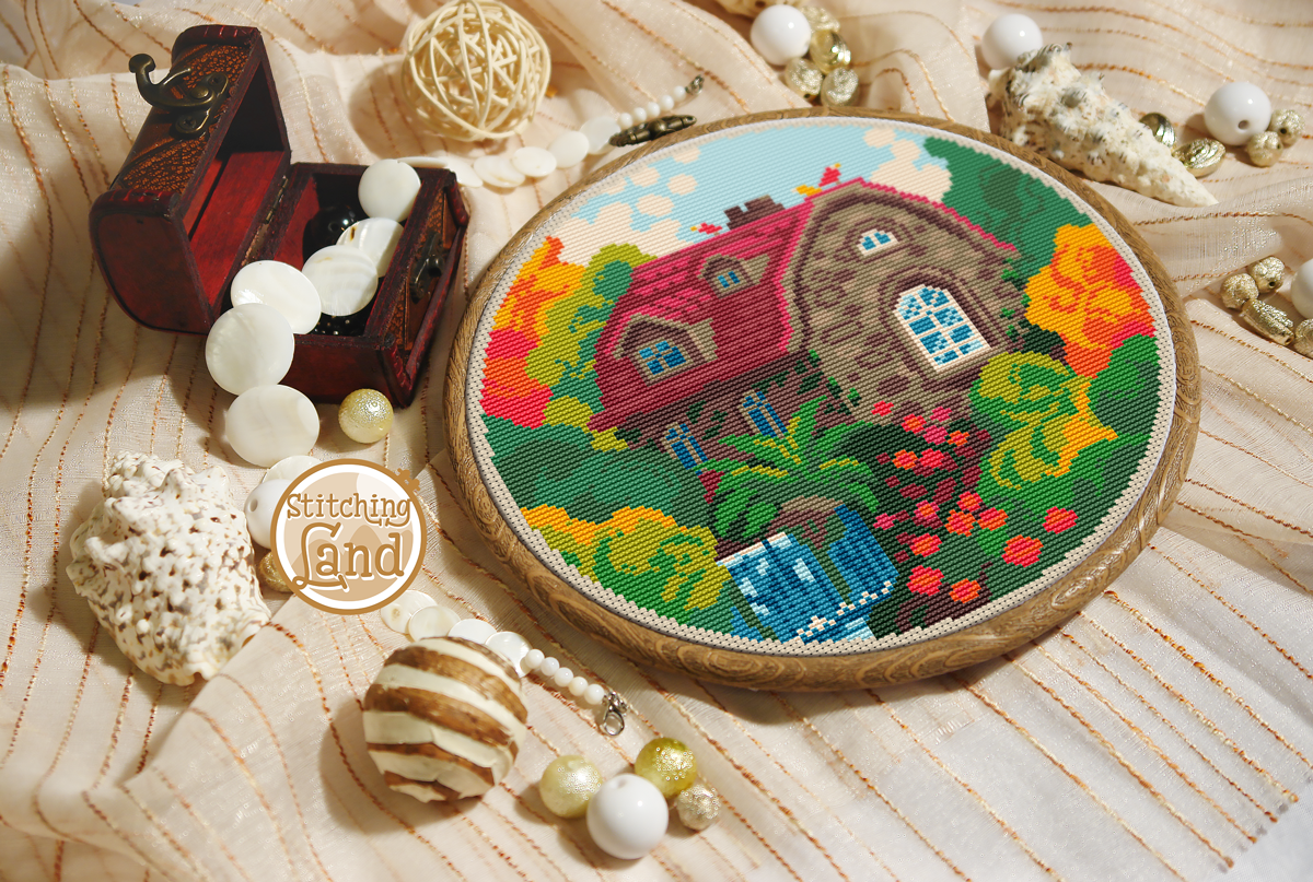 Garden Cross Stitch Pattern