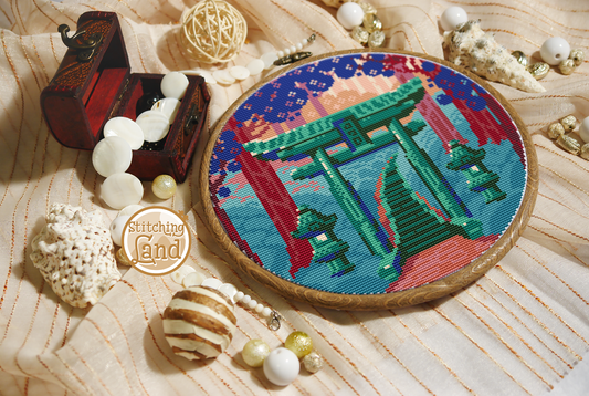 Gate Cross Stitch Pattern