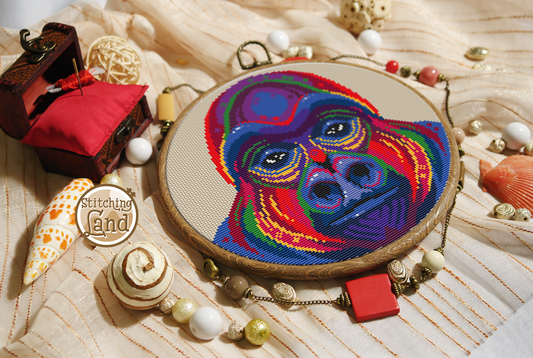 Gorilla Cross Stitch Pattern