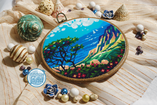 Hawaii Cross Stitch Pattern