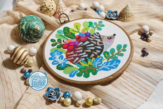 Hedgehog Cross Stitch Pattern