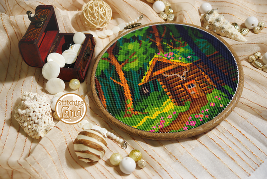 Hunters House Cross Stitch Pattern
