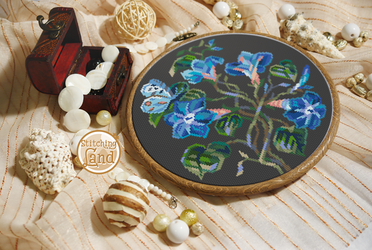 Ipomoea Cross Stitch Pattern