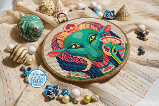 Khnum Cross Stitch Pattern