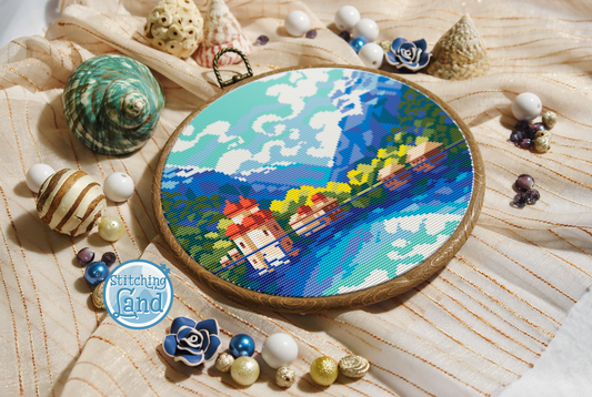 Konigssee Lake Cross Stitch Pattern